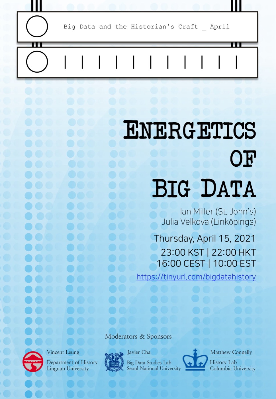 Poster for Energetics of Big Data
